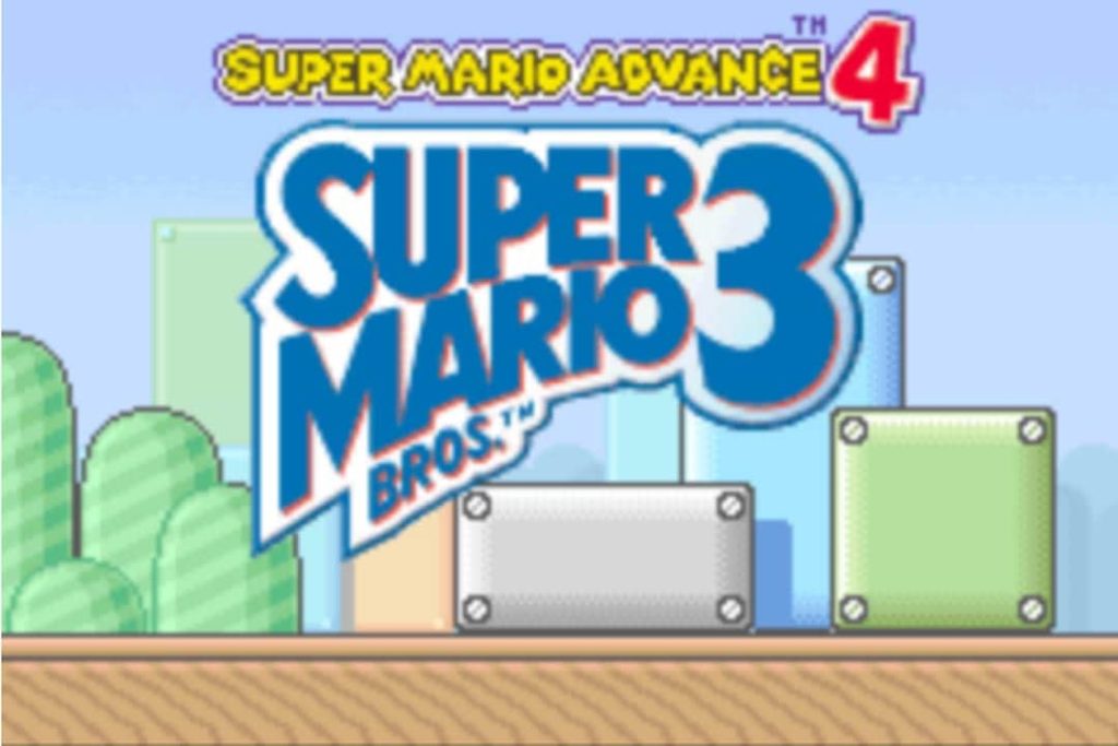 Super Mario Advance 4 with Super Mario 3 Bros