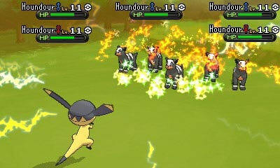 Fight in the battle on Pokemon X & Y