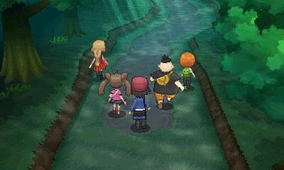 The players and friends on the Pokemon X and Y gameplay