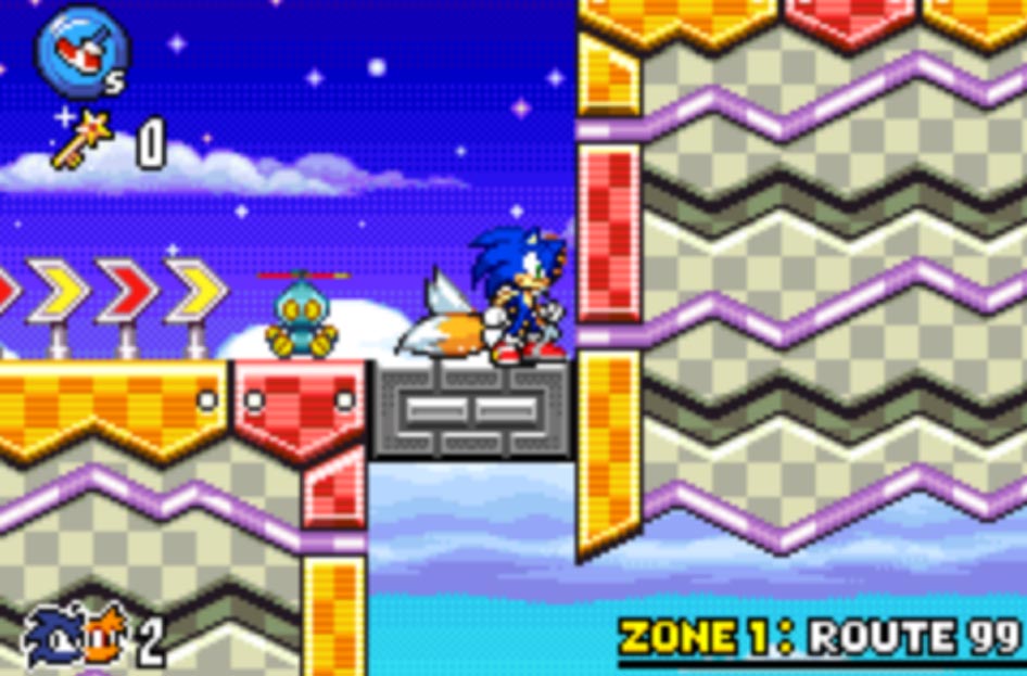 The gameplay of Sonic Advance 3